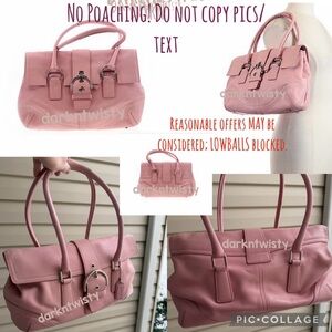 Vintage Coach SoHo Light Pink Leather Satchel EUC LIKE NEW